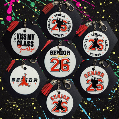 Senior 2026 Sublimated Keychains - Quick Charms