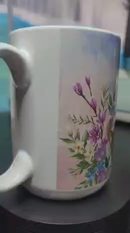 butterflies, flowers, cats with funny faces, and a blue sky