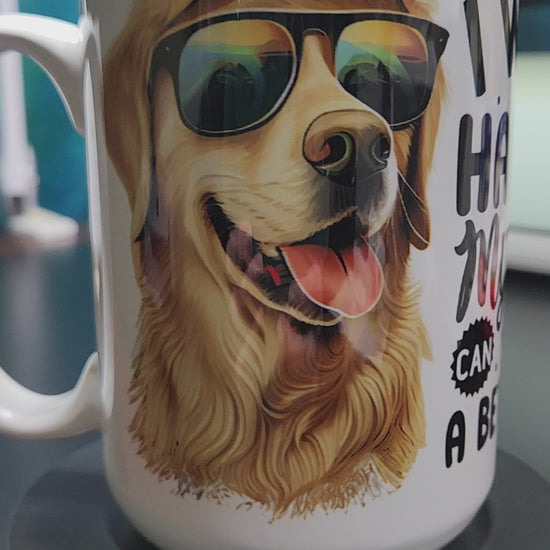 I work hard so that my dogs can have a better life sublimated 15oz mug 