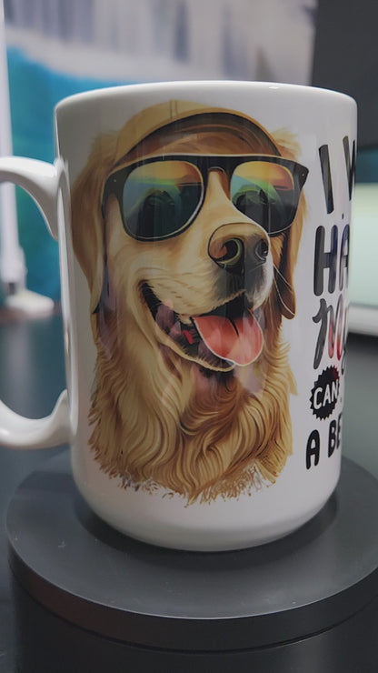 I work hard so that my dogs can have a better life sublimated 15oz mug 